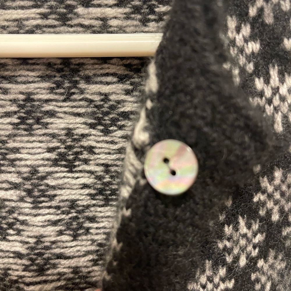 Sutton Studio Black and White Cardigan - Picture 4 of 7